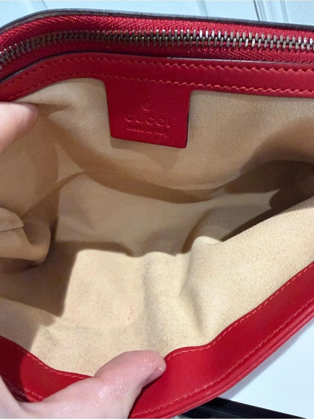Gucci GG Marmont Small Matelassé Shoulder Bag – Red Leather